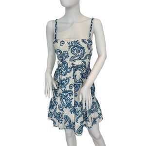 Alice + Olivia Khira Embroidered Tie Dress